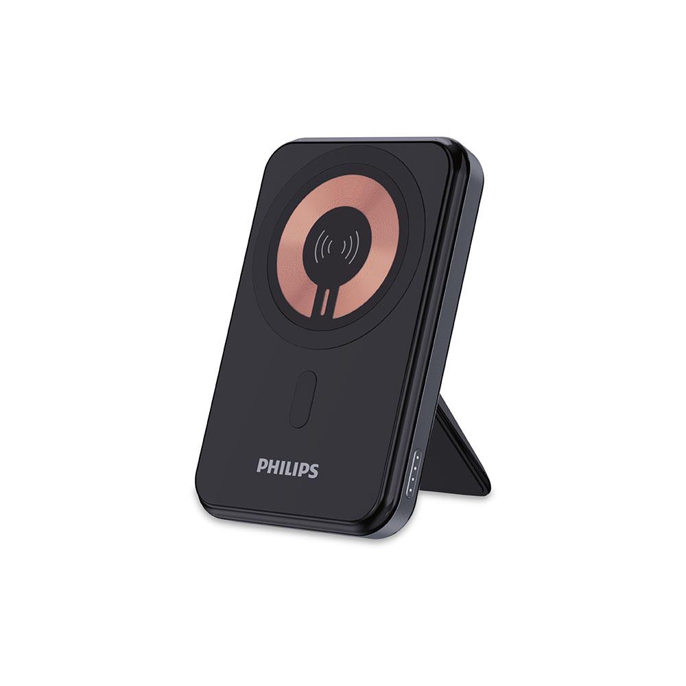 Philips DLP2551Q/00 5.000 mAh 20W MagSafe Standlı Powerbank 1xUSB-C - Siyah