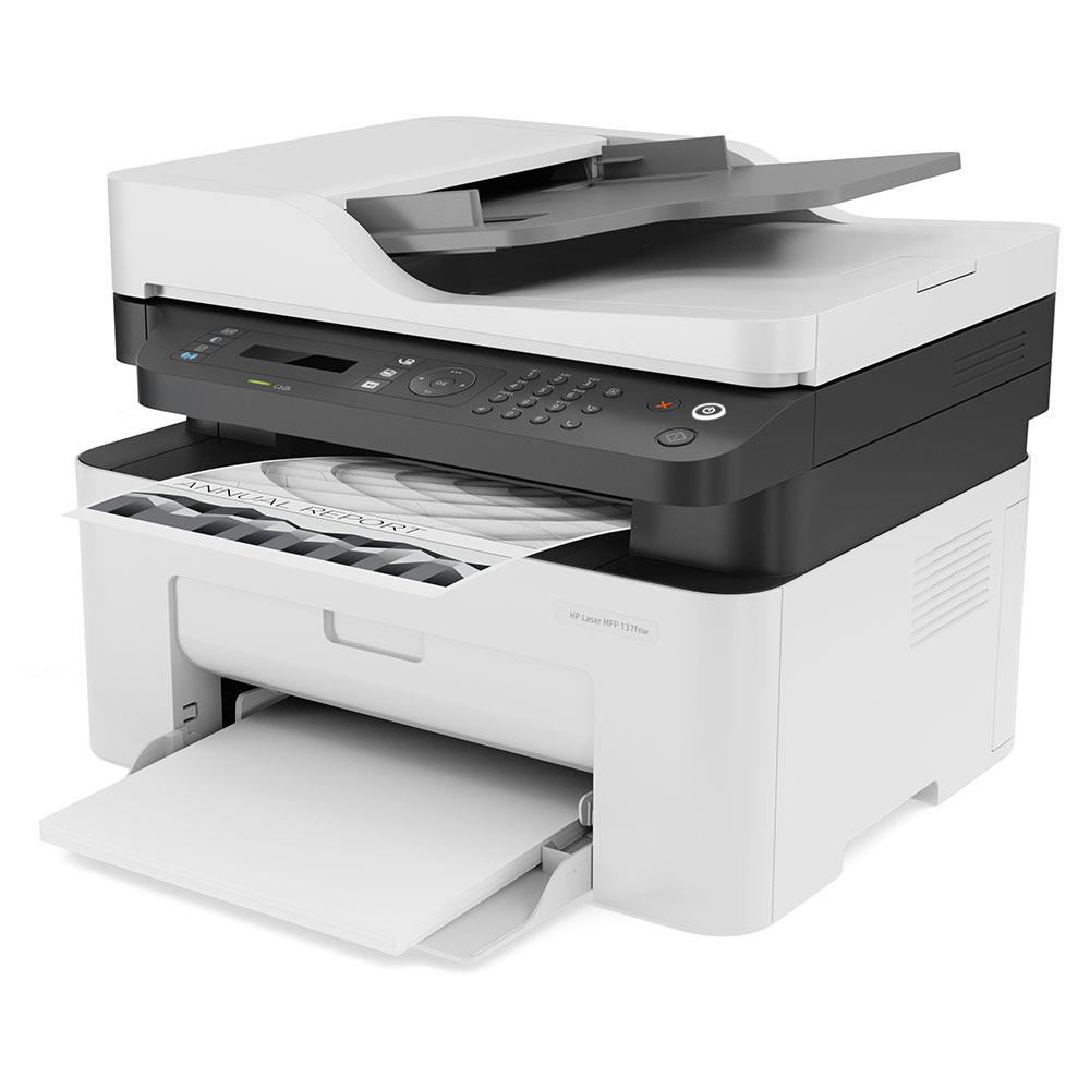 HP LASER 137FNW ÇOK FONKSİYONLU FAKS / ADF / DUBLEKS KABLOSUZ MONO LAZER YAZICI