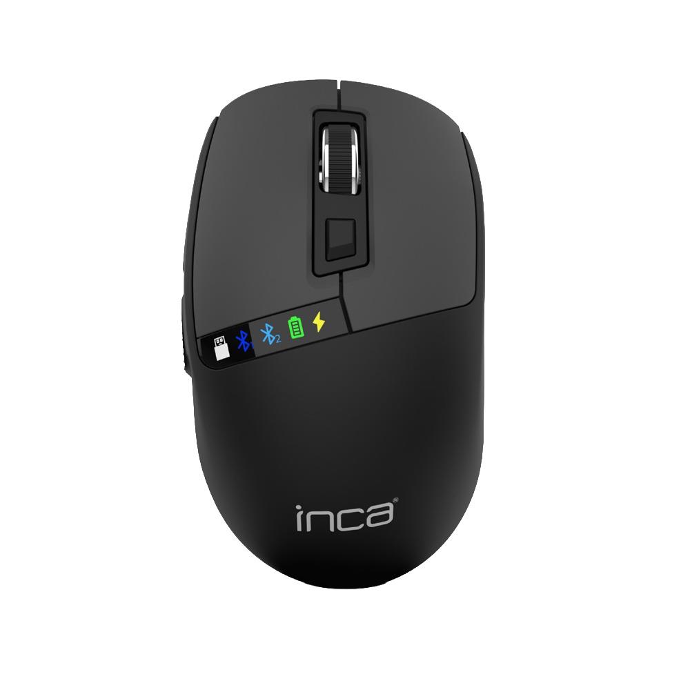 ✨INCA IWM-512RS RECHARGEABLE SILENT BLUETOOTH KABLOSUZ MOUSE-SİYAH