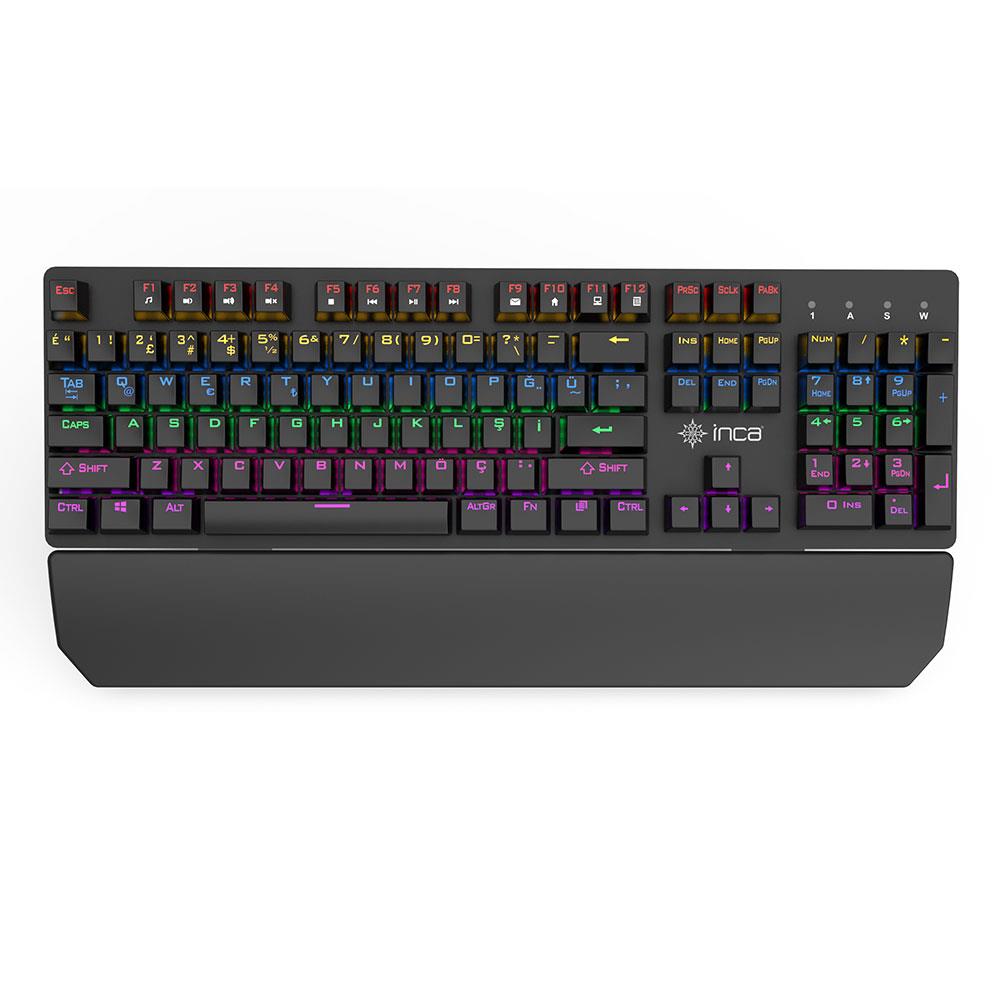 ✨INCA IKG-445 PHALDOR RGB KABLOLU MEKANIK GAMING KLAVYE