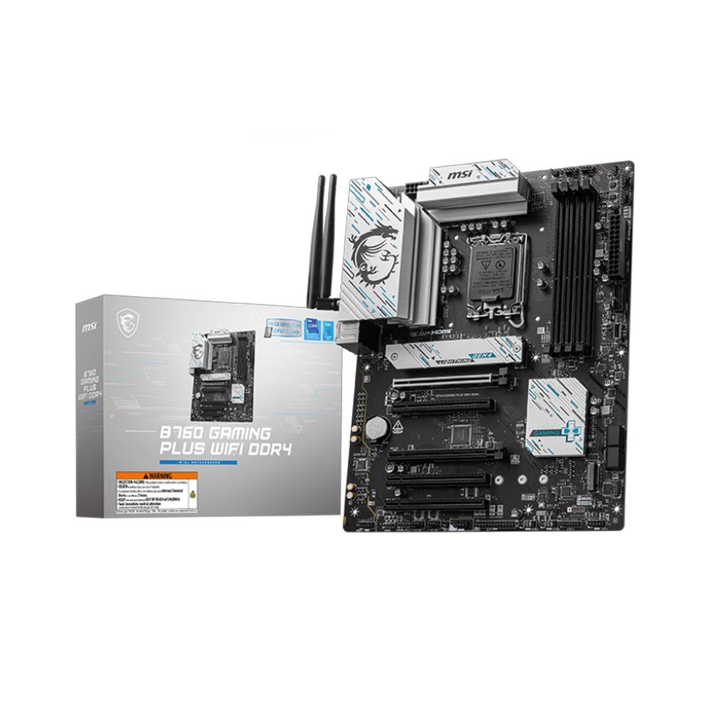 ✨MSI B760 GAMING PLUS WIFI Intel B760 Soket 1700 DDR4 5333MHz (OC) M.2 Anakart